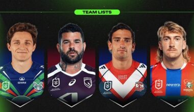 NRL 2026, Round 4, official team lists, injuries, updates, Fantasy