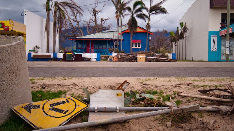 Tropical cyclone damage in Australia