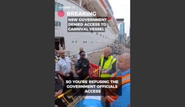MUA confronts Carnival Adventure crew