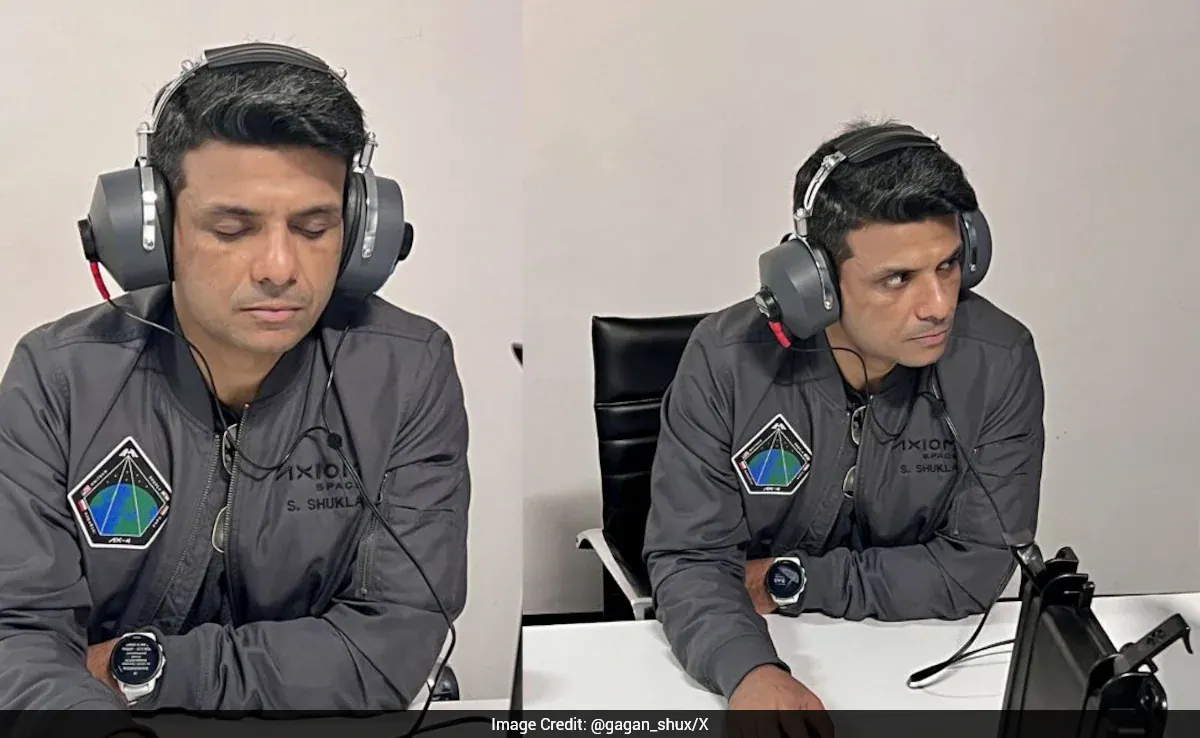 Shubhanshu Shukla Highlights Noise Issue Inside Space Capsules