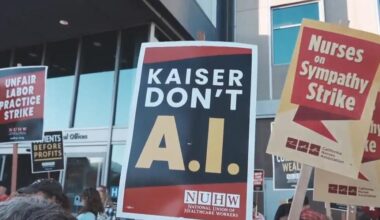 Kaiser mental health professionals strike in California over AI concerns