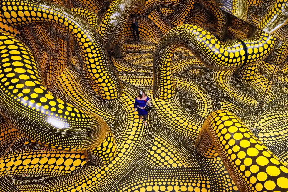 Famed Japanese artist Kusama featured in new German exhibit