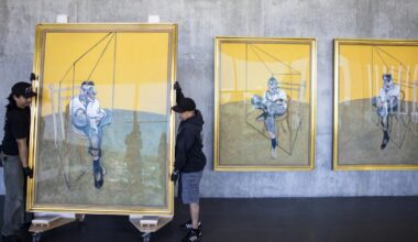 LACMA installs $142-million Francis Bacon triptych in Geffen Galleries