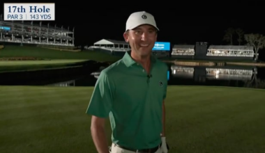 Smylie Kaufman hits himself with all-time announcer jinx on 'Live From' segment – Australian Golf Digest