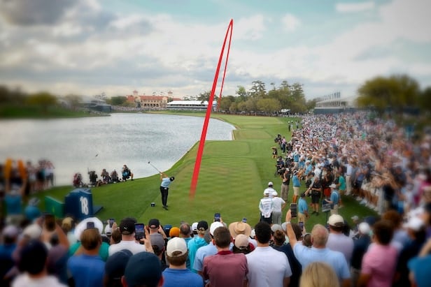 A closer look at Cameron Young's remarkable 343-metre, final-hole drive at TPC Sawgrass – Australian Golf Digest