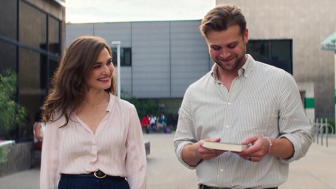 Rachel Weisz and Leo Woodall, Vladimir