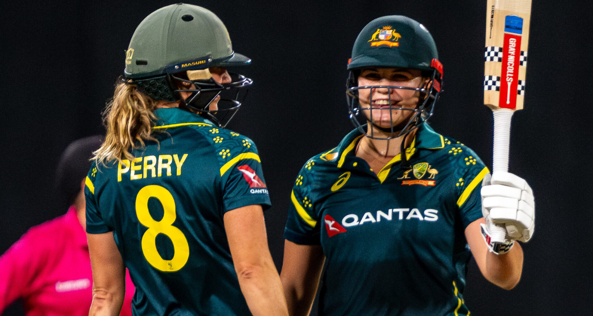 Voll's hundred sets up thumping win as Aussies sweep series