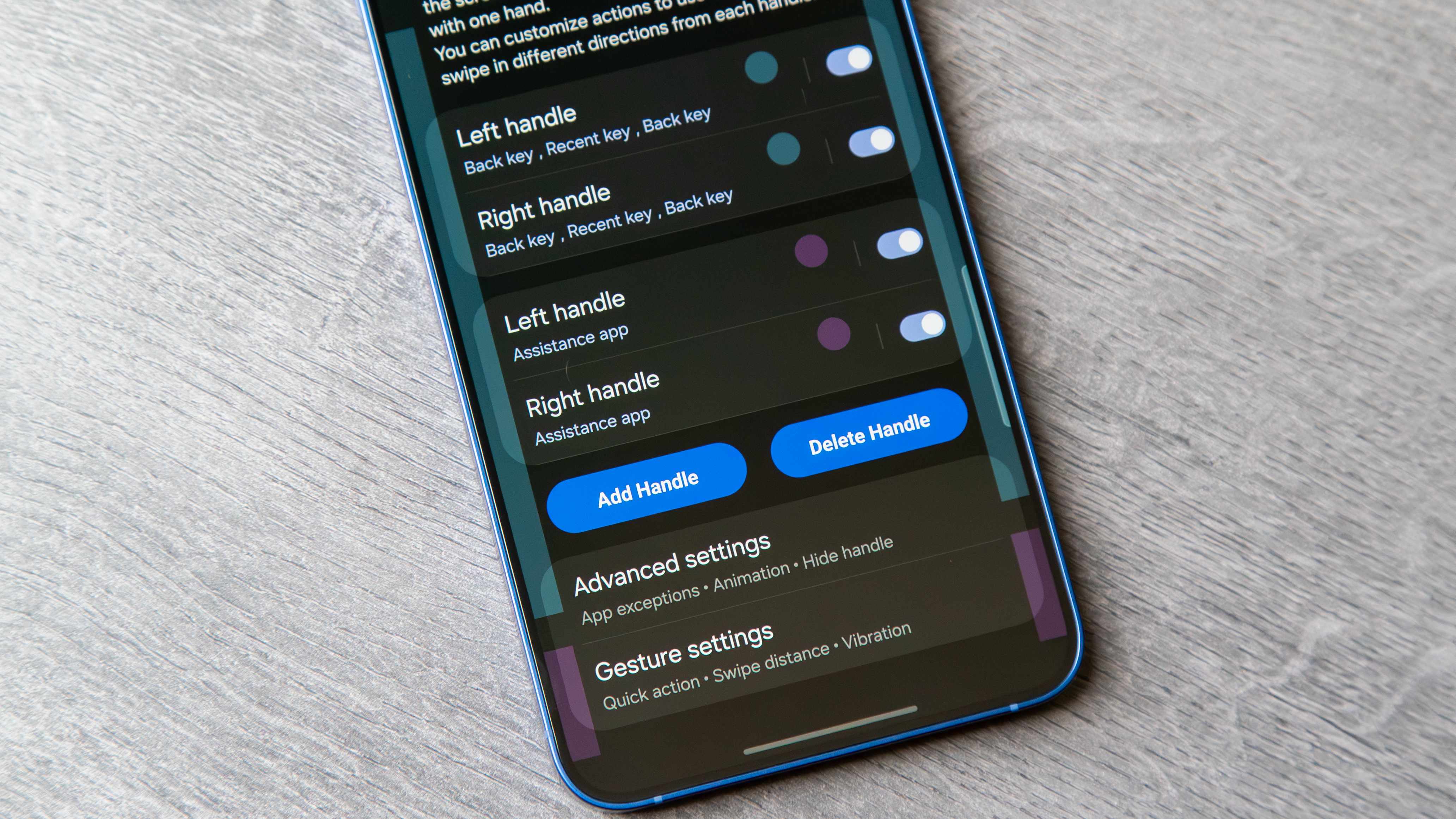 Good Lock One Hand Operation Plus module