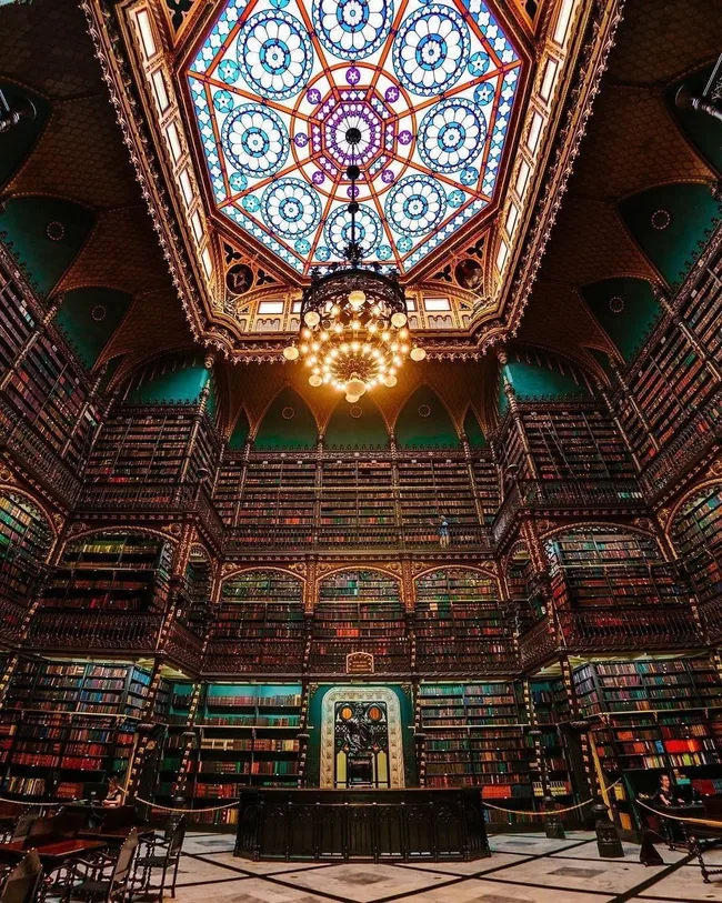 The Royal Portuguese Cabinet of Reading in Rio de Janeiro
