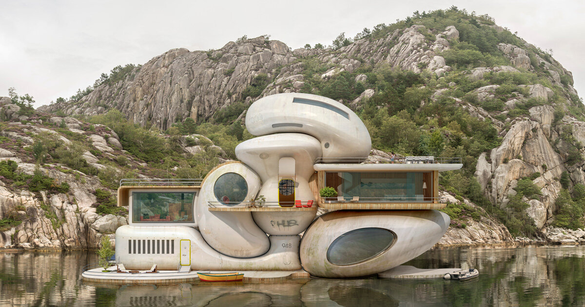 amphibious dwellings in the norwegian fjords by dionisio gonzález