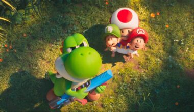 Mario levels up, Michael moonwalks into theaters