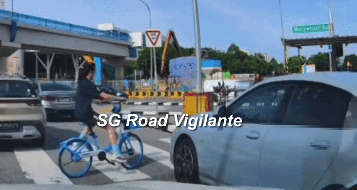 woman cycling zebra crossing