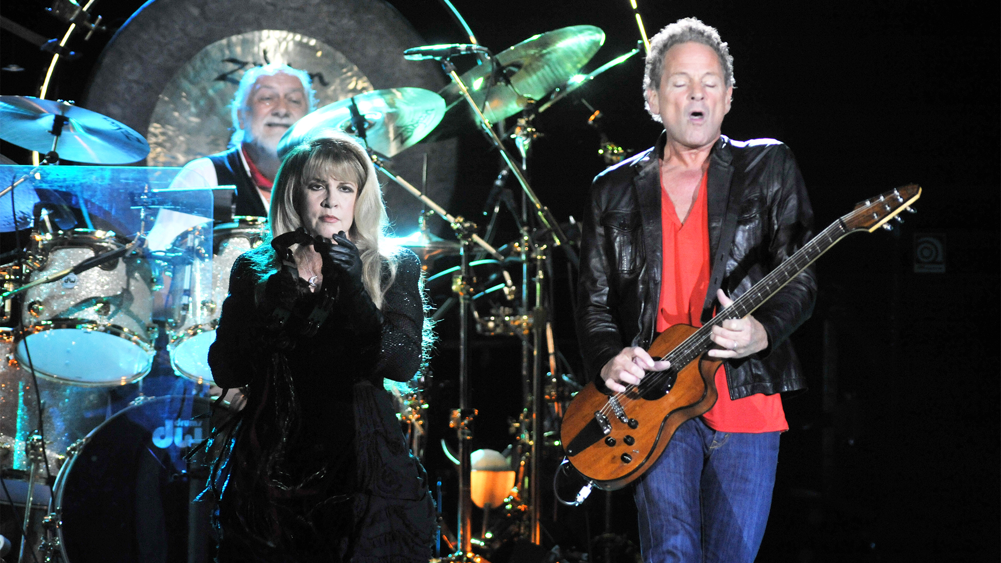 Fleetwood Mac, Mick Fleetwood, Lindsey Buckingham, Stevie Nicks, Sportpaleis, Antwerp, Belgium, 14/10/2009.