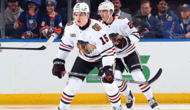 Frondell gets assist in NHL debut, Blackhawks hold off Islanders
