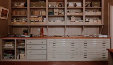 Mismatched Doorknobs and Crimson Floors Give This Design Studio Its Collected Character