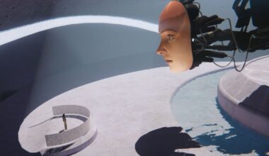 Convince a giant robotic head on a stick it's not human in Prove You're Human, the new game from 1000xResist developer