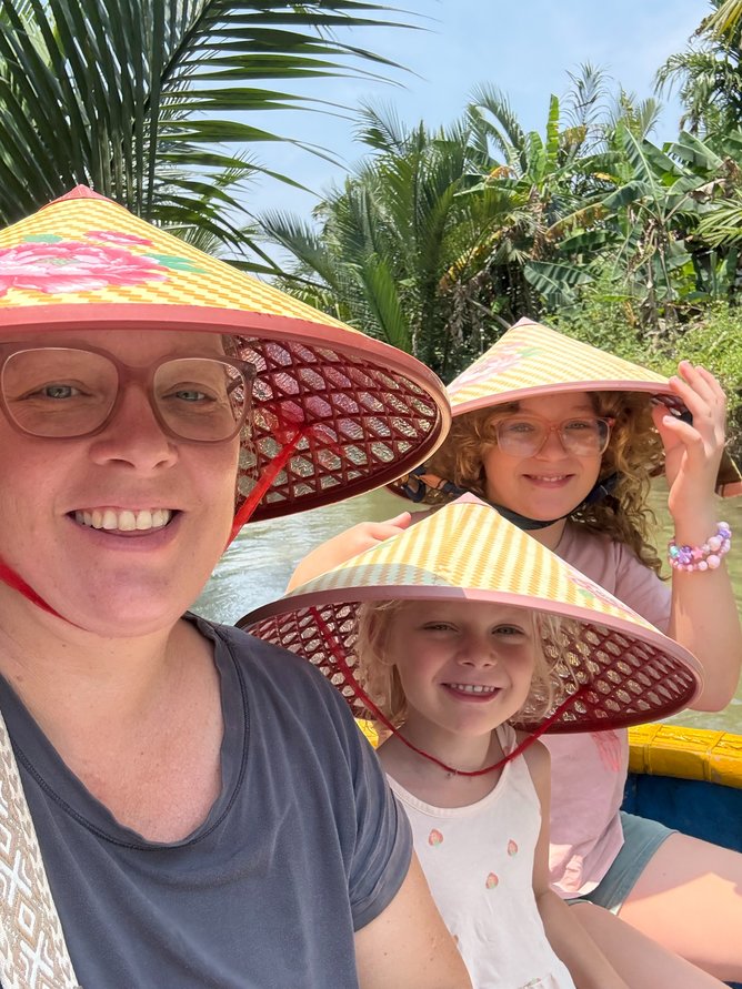 The Kennedy family (L-R Kate, Stella, Elle)