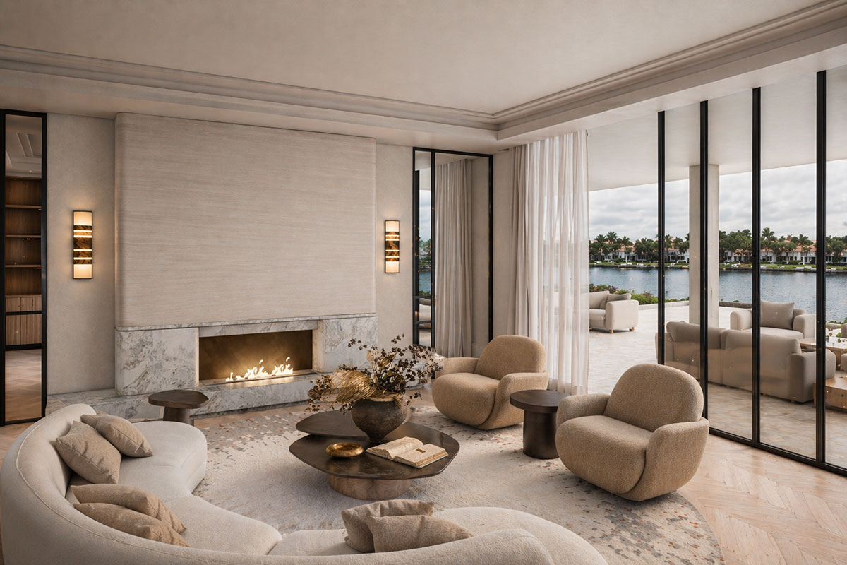 Sovereign Villa, Interior Raven & Lack (image supplied)