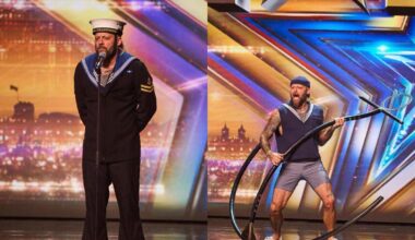 Simon Cowell in stiches at Swindon stuntman's BGT performance - despite slip up