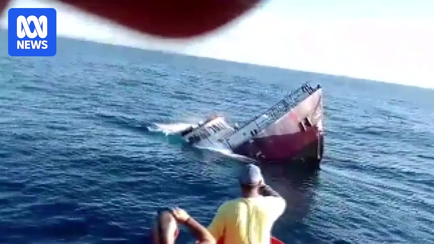 Video shows father and son illegally scuttling boat off NSW South Coast
