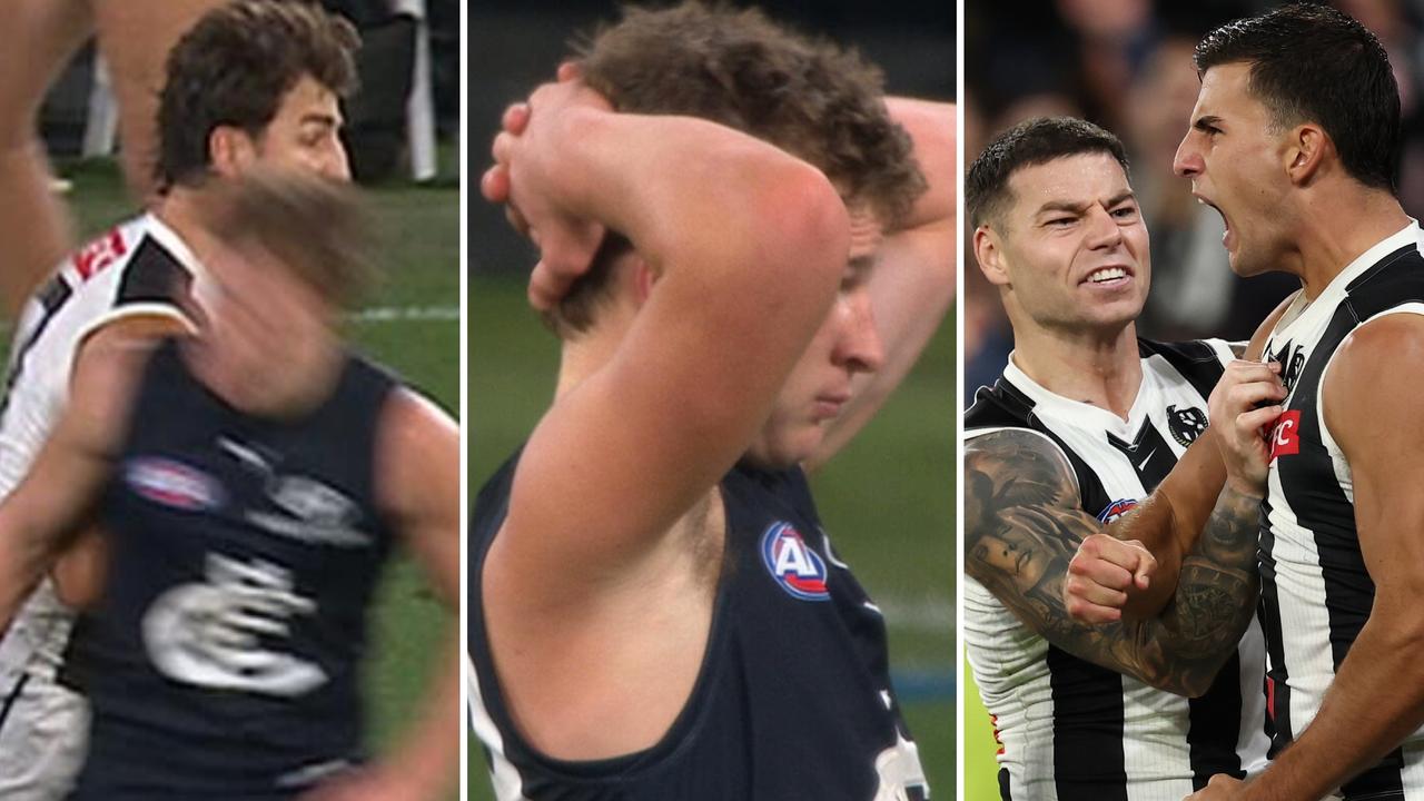 Horror movie repeat with twist ending: Blue misses after siren, Daicos inspires Pies epic