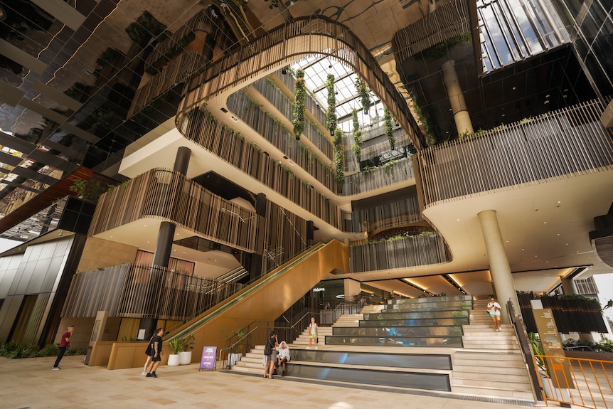 Lobby interior of a hotel