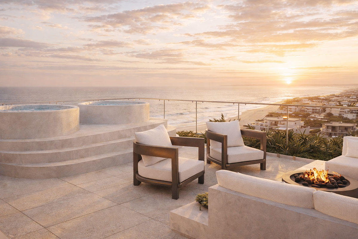 Hedges Rooftop, Interior Raven & Lack (image supplied)