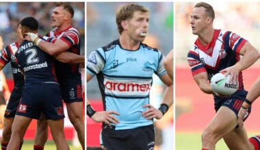 Cronulla Sharks vs Sydney Roosters, Round 6, result, highlights, videos, tries, Victor Radley, Nicho Hynes, Spencer Leniu, Daly Cherry-Evans
