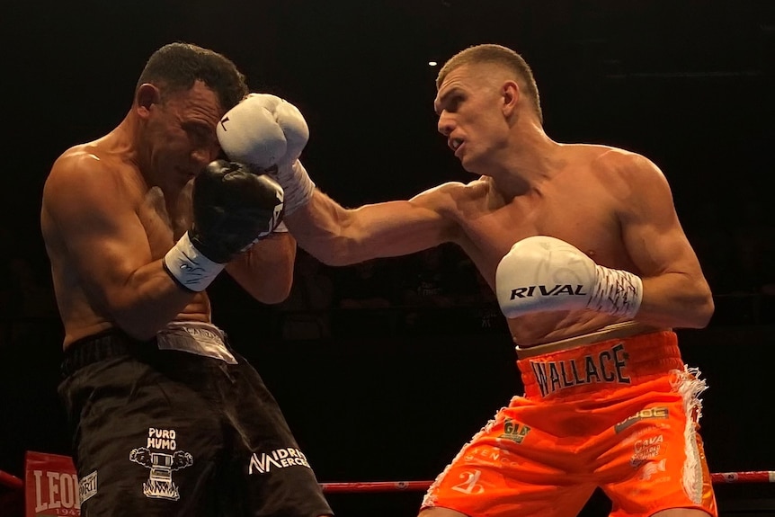 Conor Wallace punches