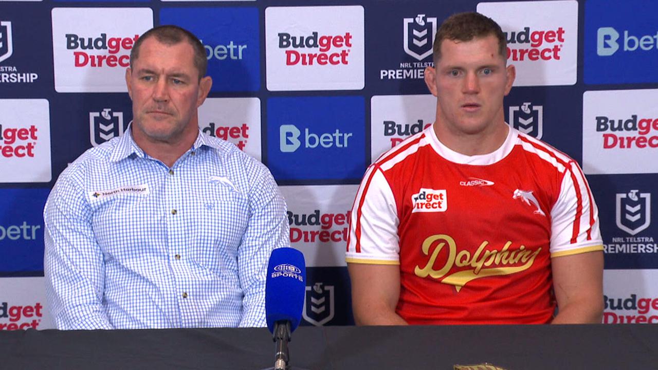 Dolphins press conference, Kristian Woolf suggests changes could be made, Manly defeat Dolphins, reaction, news