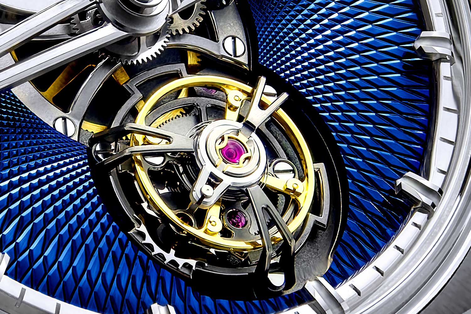 Czapek Antarctique Tourbillon Titanium Cosmic Blue