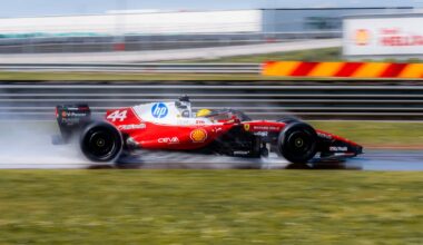 Hamilton completed Pirelli testing with Ferrari