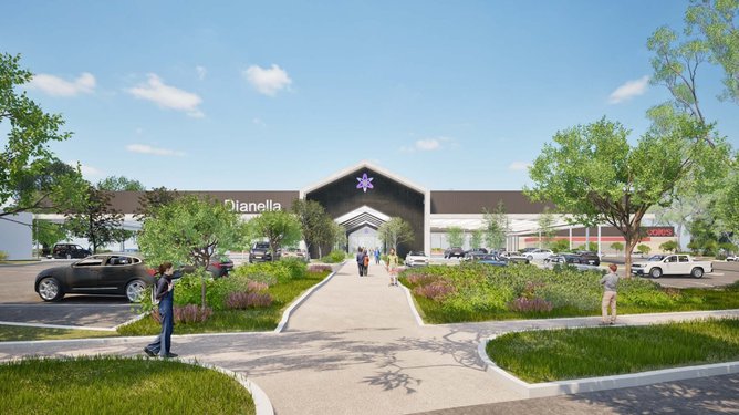 Concept images of the proposed redevelopment of Dianella Plaza