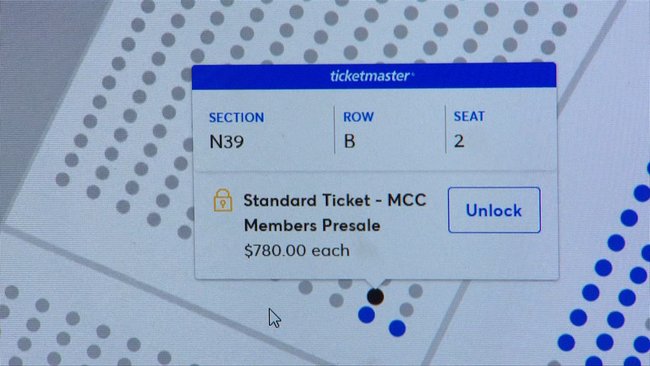 Tickets were not cheap. 