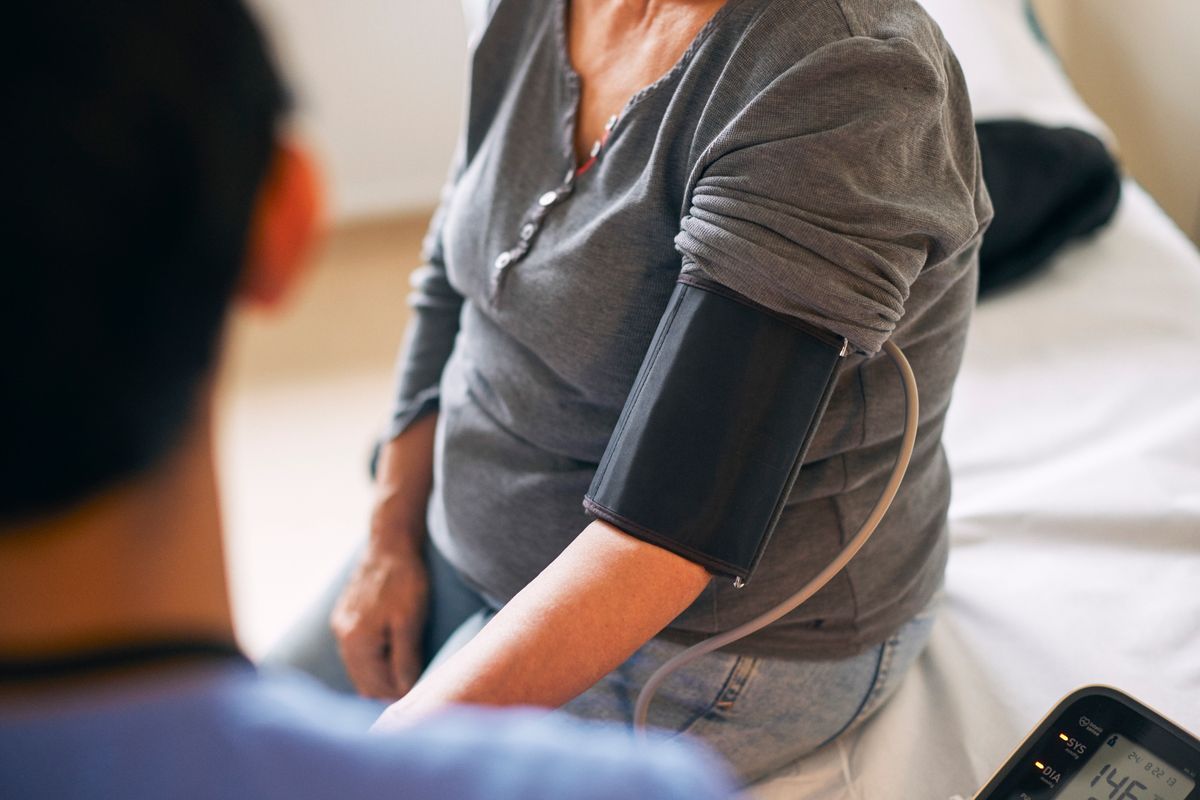 The medication is taken to control blood pressure