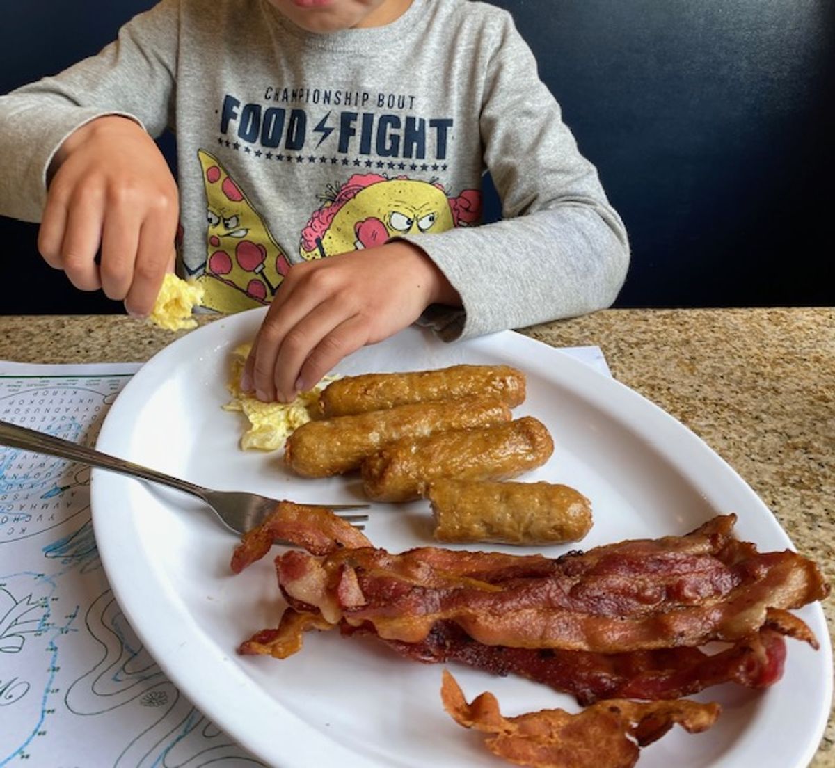 The diet involves a lot of meat every day