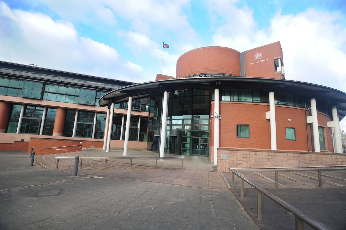 Outside Preston Crown Court