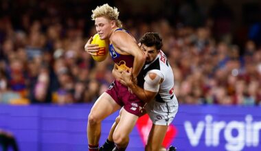 AFL round four 2026, scores, results, odds, stats and start time from the Gabba in Brisbane, Nick Daicos out