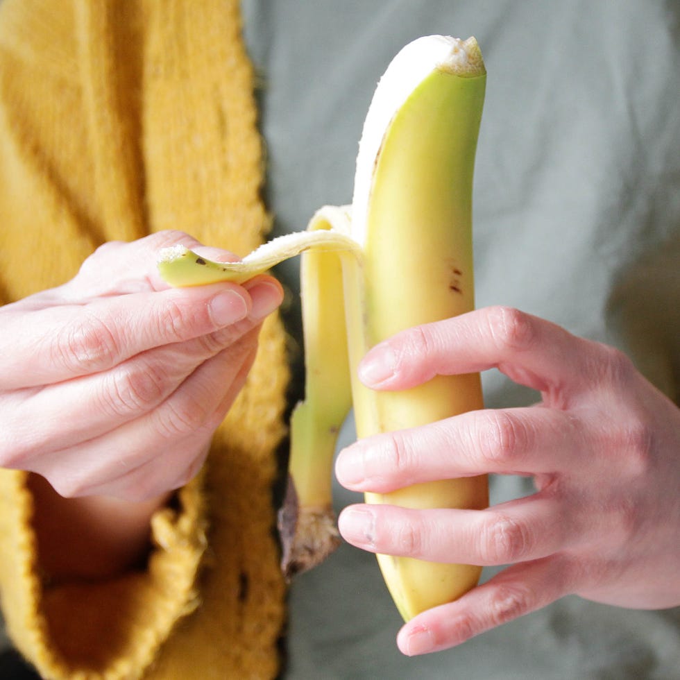 Peeling banana Peeling banana