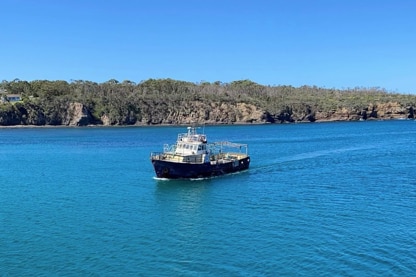 Trawler on the water.