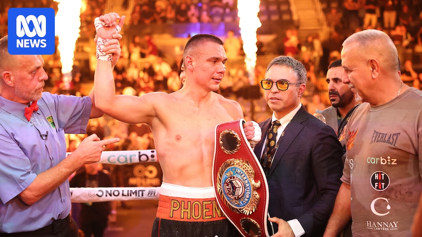 Tim Tszyu dominates Denis Nurja to claim international middleweight title in Wollongong