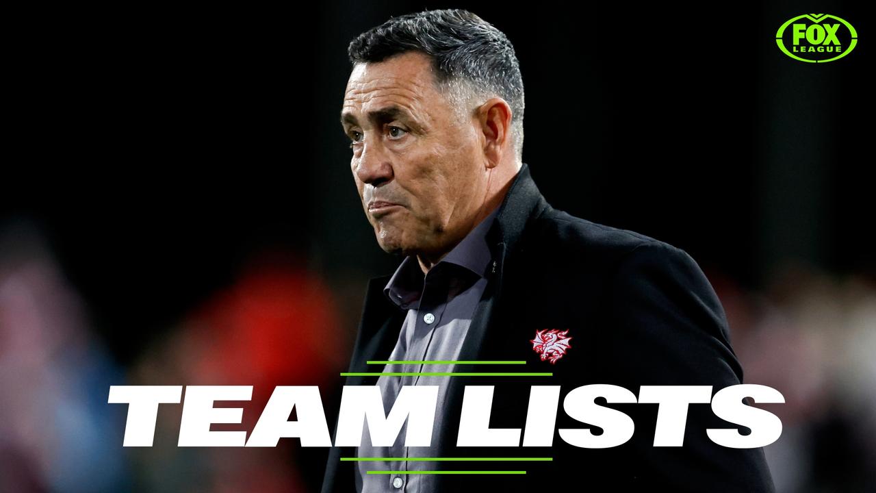 Round 6 team lists, Kyle Flanagan returns for Dragons, Clint Gutherson, Broncos replacements, Michael Maguire, Adam Reynolds injury