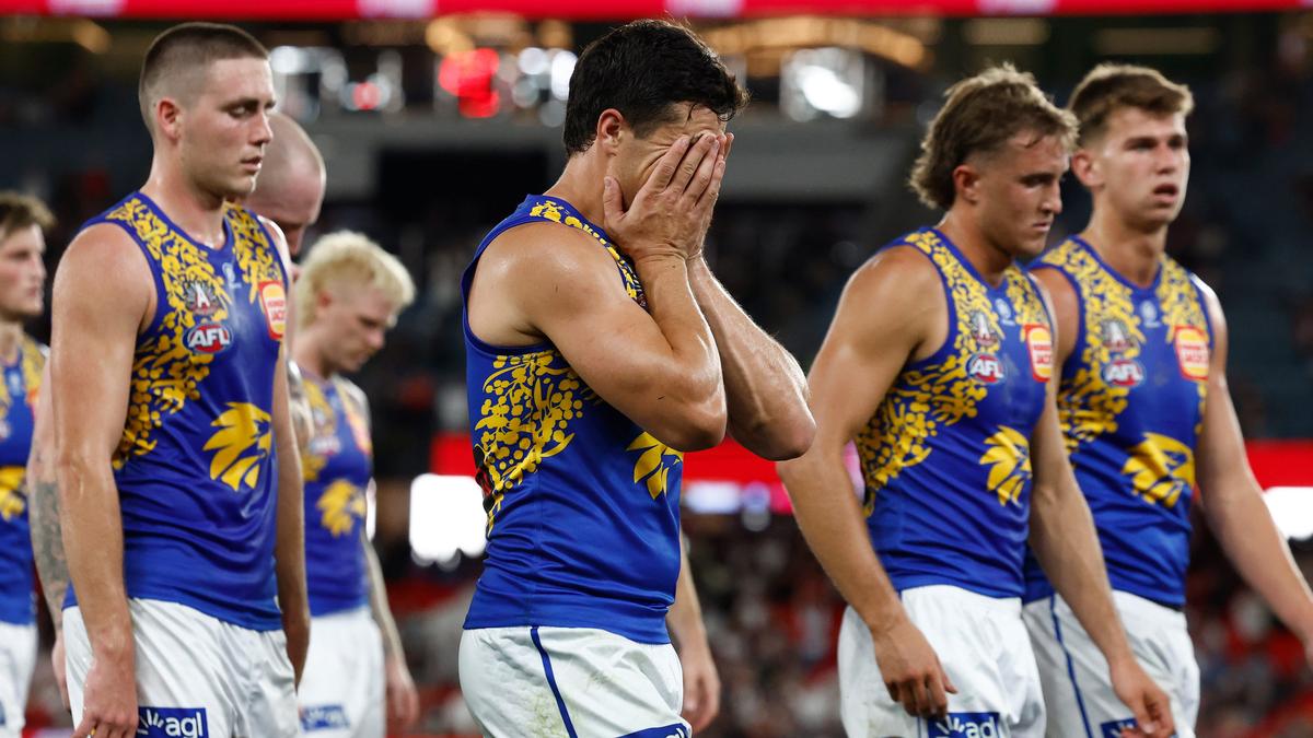 ‘Gone backwards’: West Coast Eagles coach Andrew McQualter admits trying to evolve too quickly