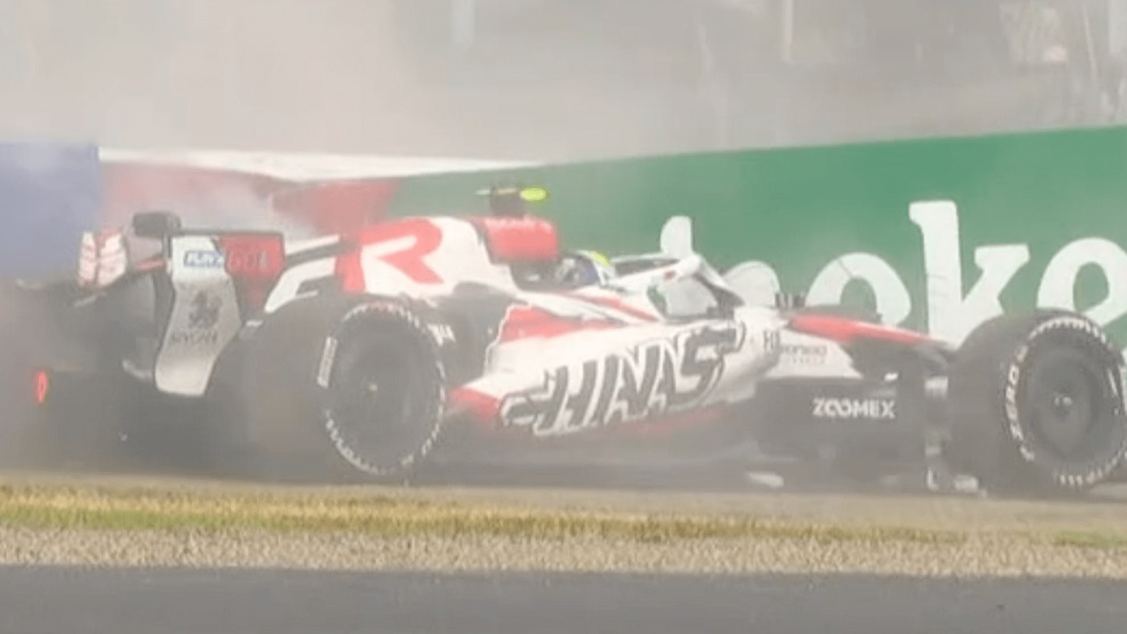 Bearman suffered a huge crash at Suzuka