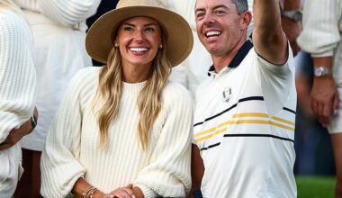 Rory McIlroy with wife Erica Stoll - the golfing great filed for divorce from her in May 2024