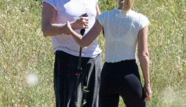 David Hasselhoff looked frail when he was spotted for the first time in months on Monday as he enjoyed a hike in nature with his wife, Hayley Roberts, at his side