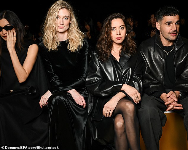 Plaza and her new partner were last seen together in February when they attended Khaite's Fall/Winter 2026 show as part of New York Fashion Week; pictured at the show on February 14