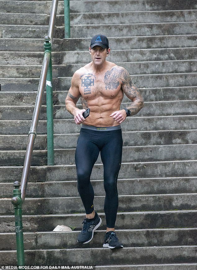 Ben Roberts-Smith at Mrs Macquaries Chair in Sydney in June 2021 on the eve of his defamation suit against Nine Newspapers which he went on to lose