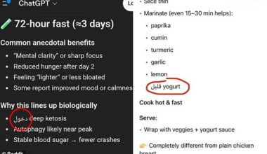 ChatGPT users posted images of responses showing how simple English words were randomly replaced with characters from various languages