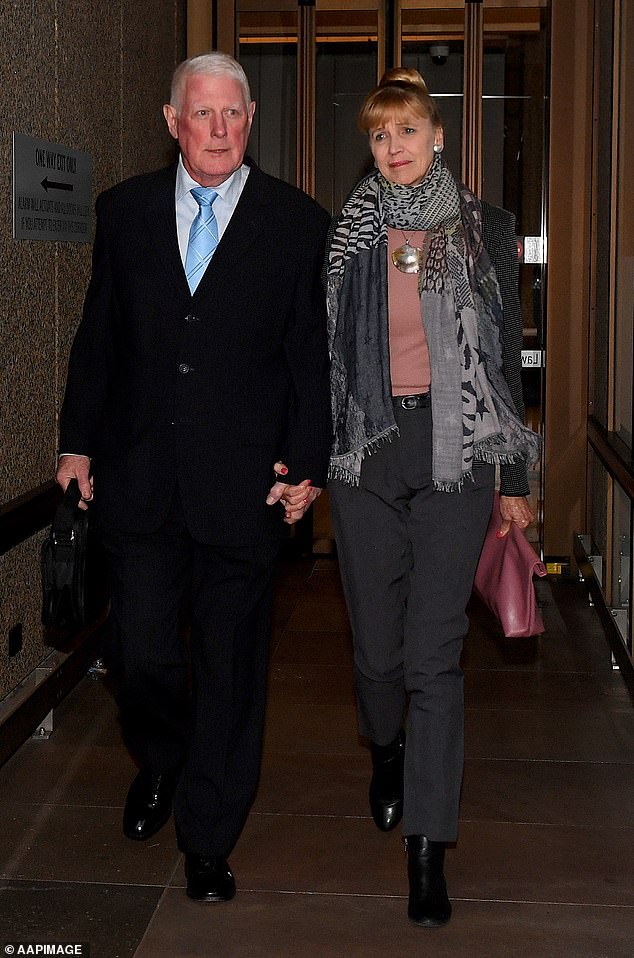 Len and Sue Roberts-Smith leave the Federal Court in June 2021 during their son Ben's legal defamation action against Nine Newspapers over stories about war crimes and domestic violence allegations